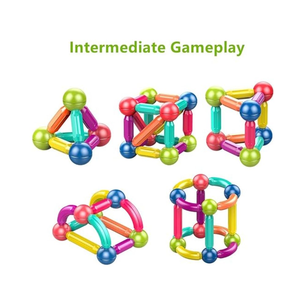 Shipra Play House Building Blocks With Wheel 75 Pcs Set